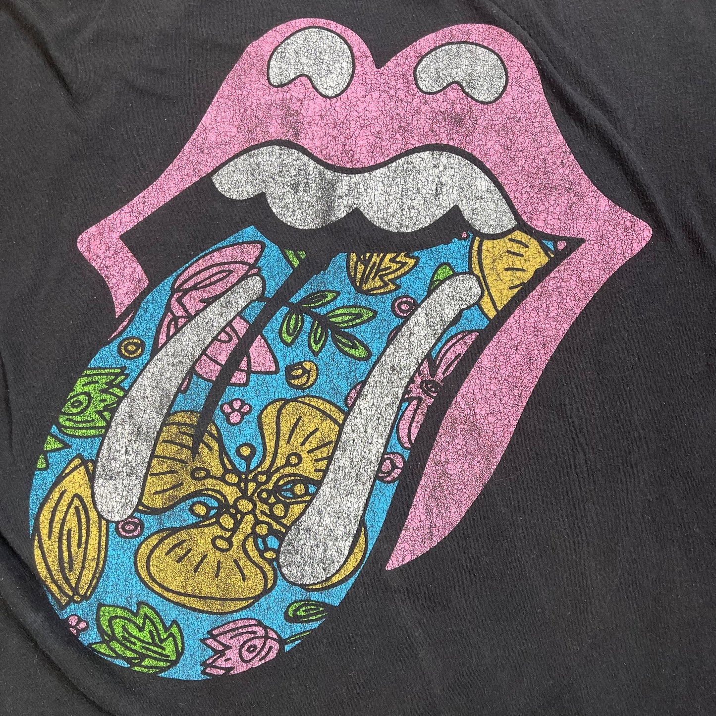 THRIFTED ROLLING STONES GRUNGY BOXED TEE