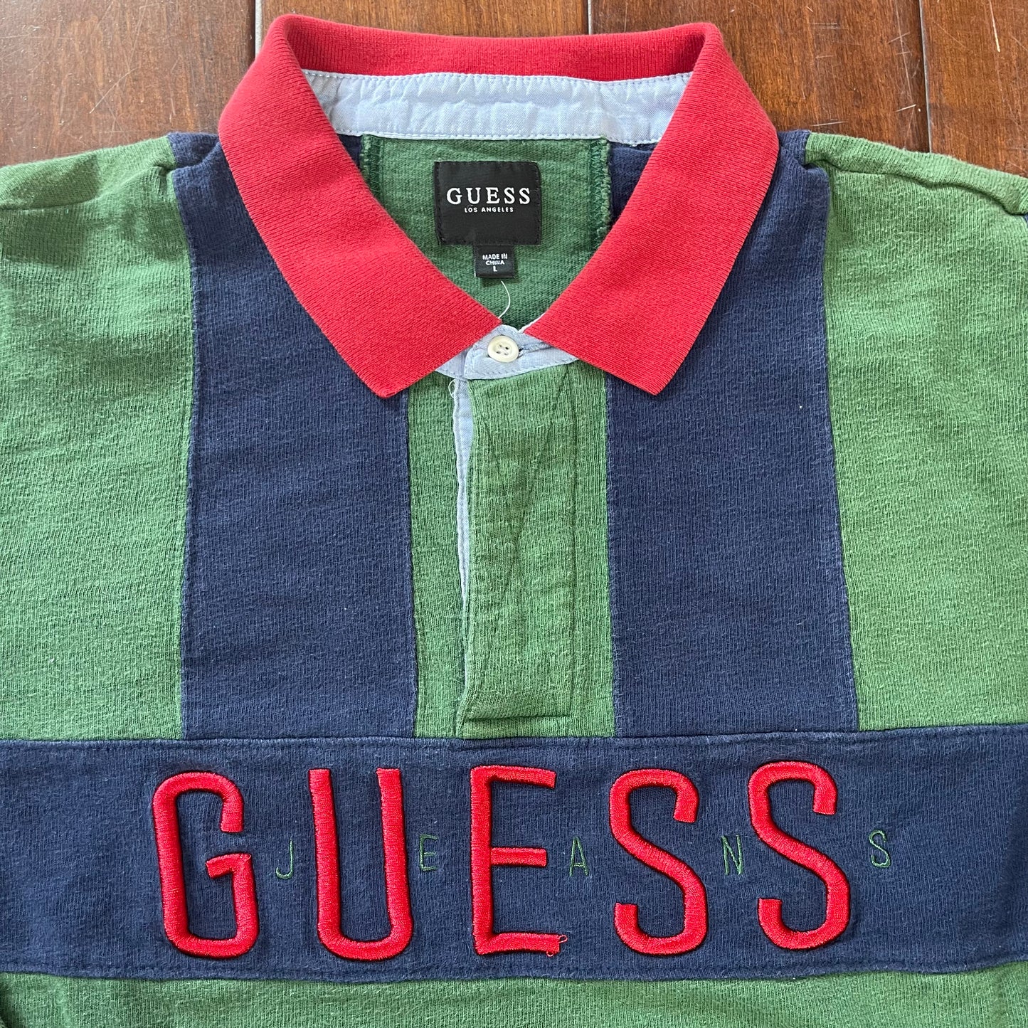 THRIFTED GUESS JEANS POLO