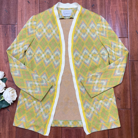 VINTAGE 70’S SWEATER STYLE BLAZER