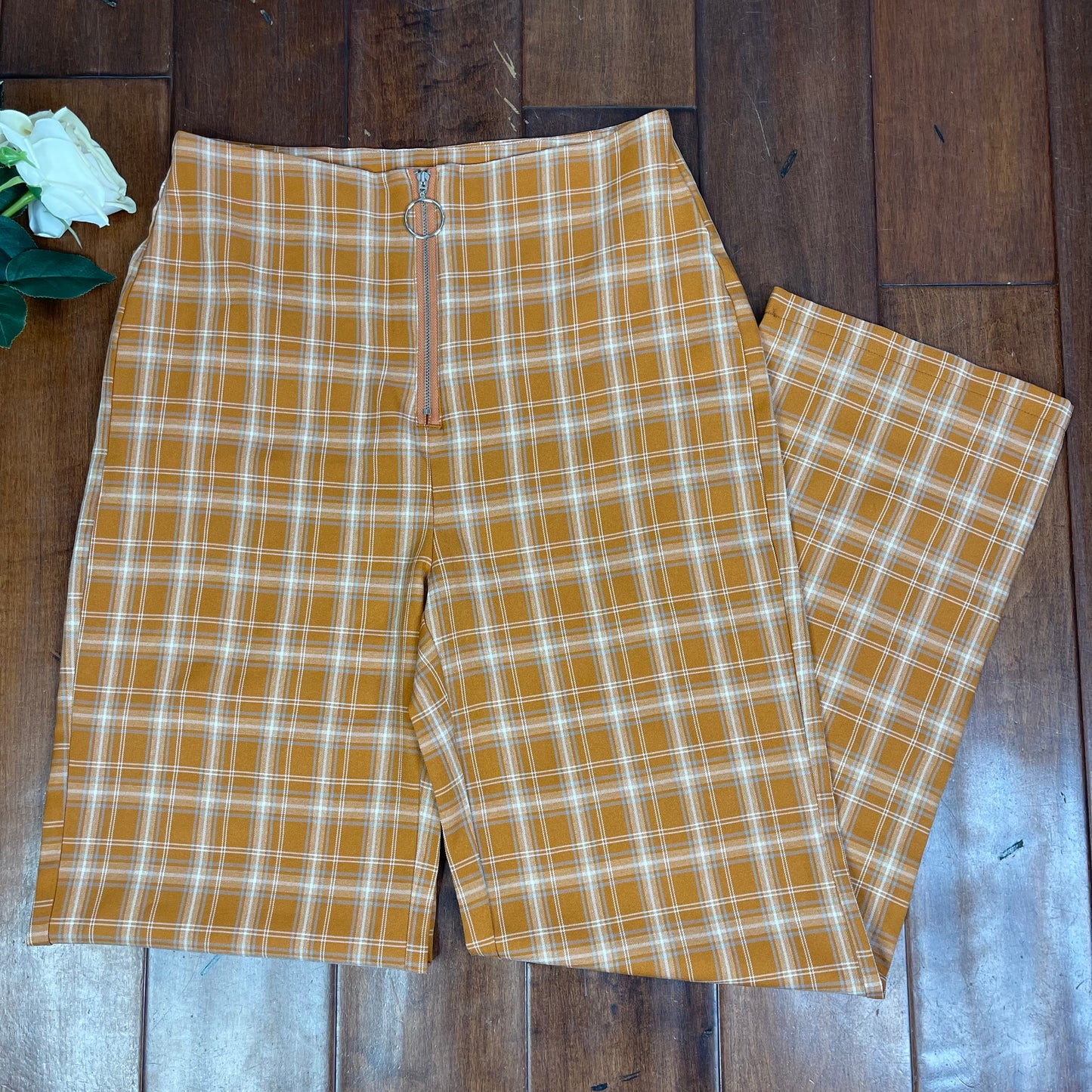 THRIFTED PLAID PANTS