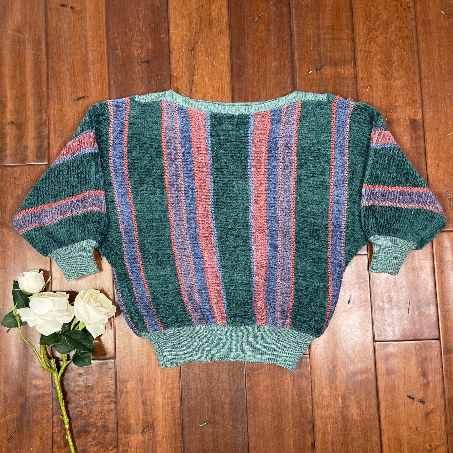 VINTAGE 80’S STRIPED SWEATER TOP