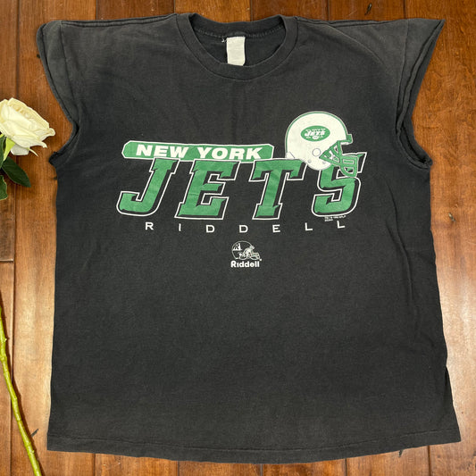 VINTAGE 1998 NEW YORK JETS SLEEVELESS T-SHIRT