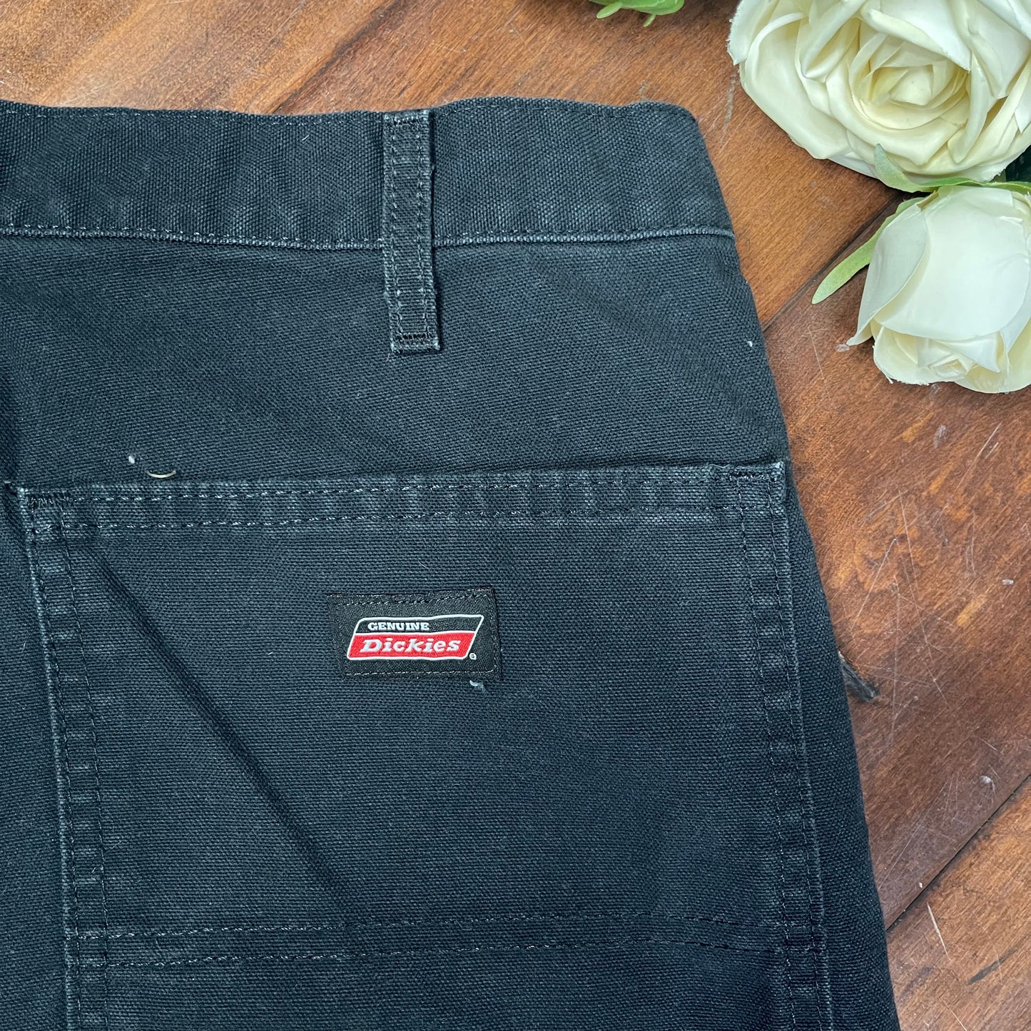 THRIFTED DICKIES BLACK JEANS