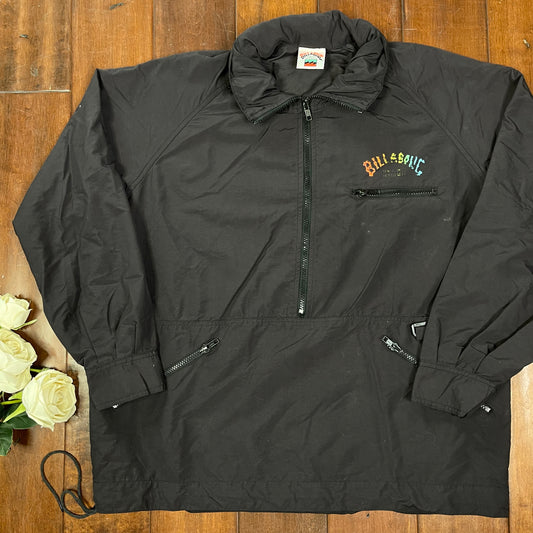 VINTAGE BILLABONG AUSTRALIA ZIP-UP WINDBREAKER POLO