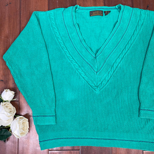 VINTAGE EDDIE BAUER V-NECK SWEATER