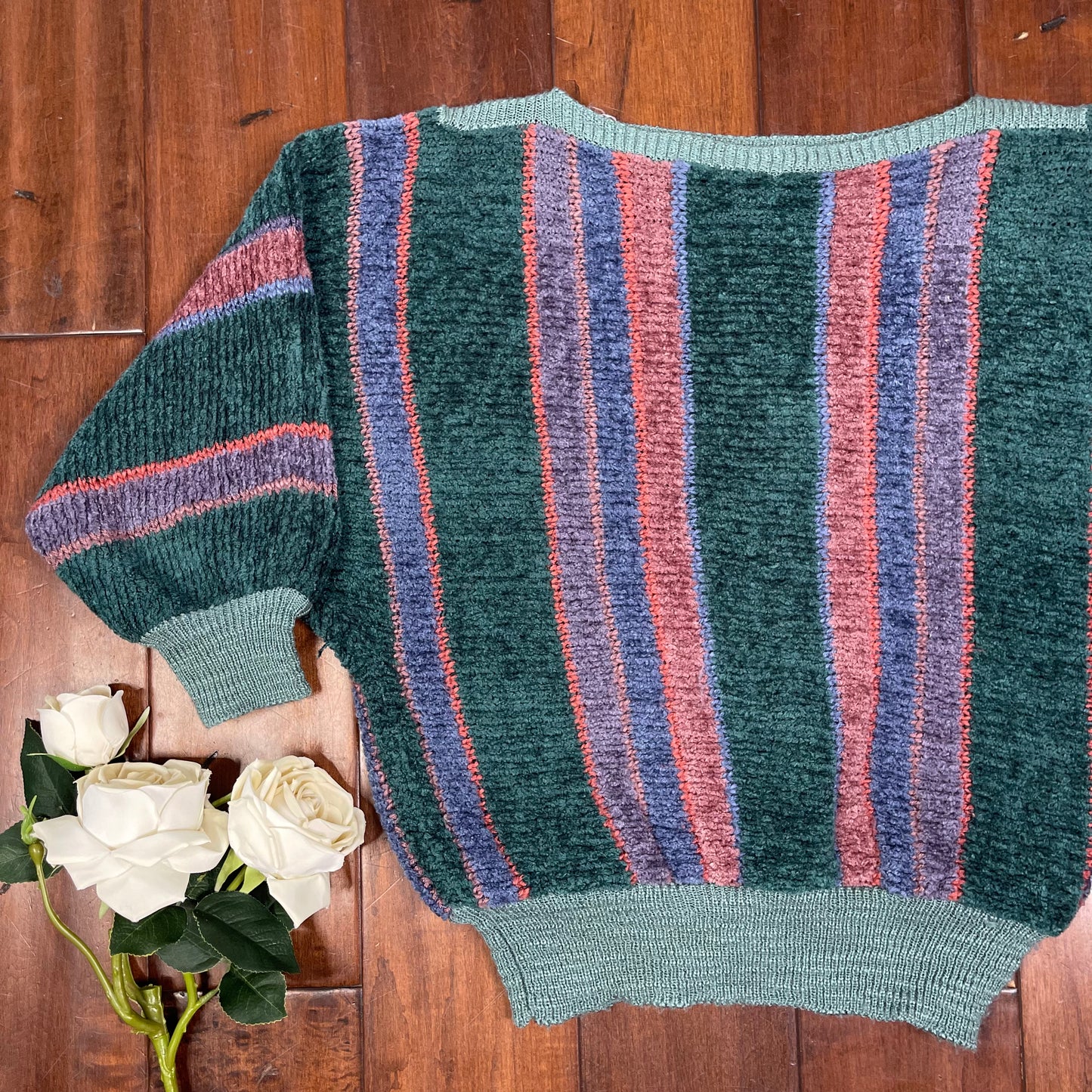 VINTAGE 80’S STRIPED SWEATER TOP